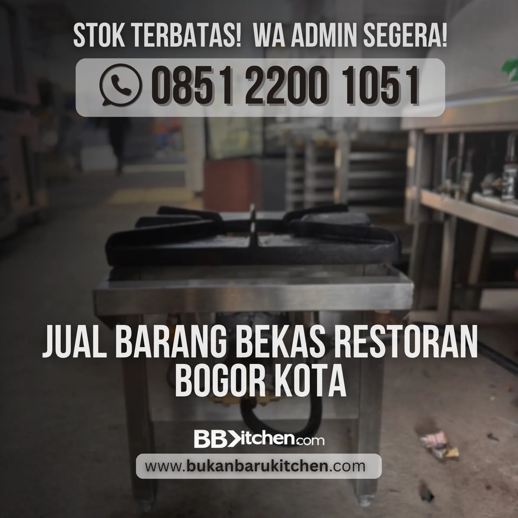 JUAL BARANG BEKAS RESTORAN BOGOR KOTA