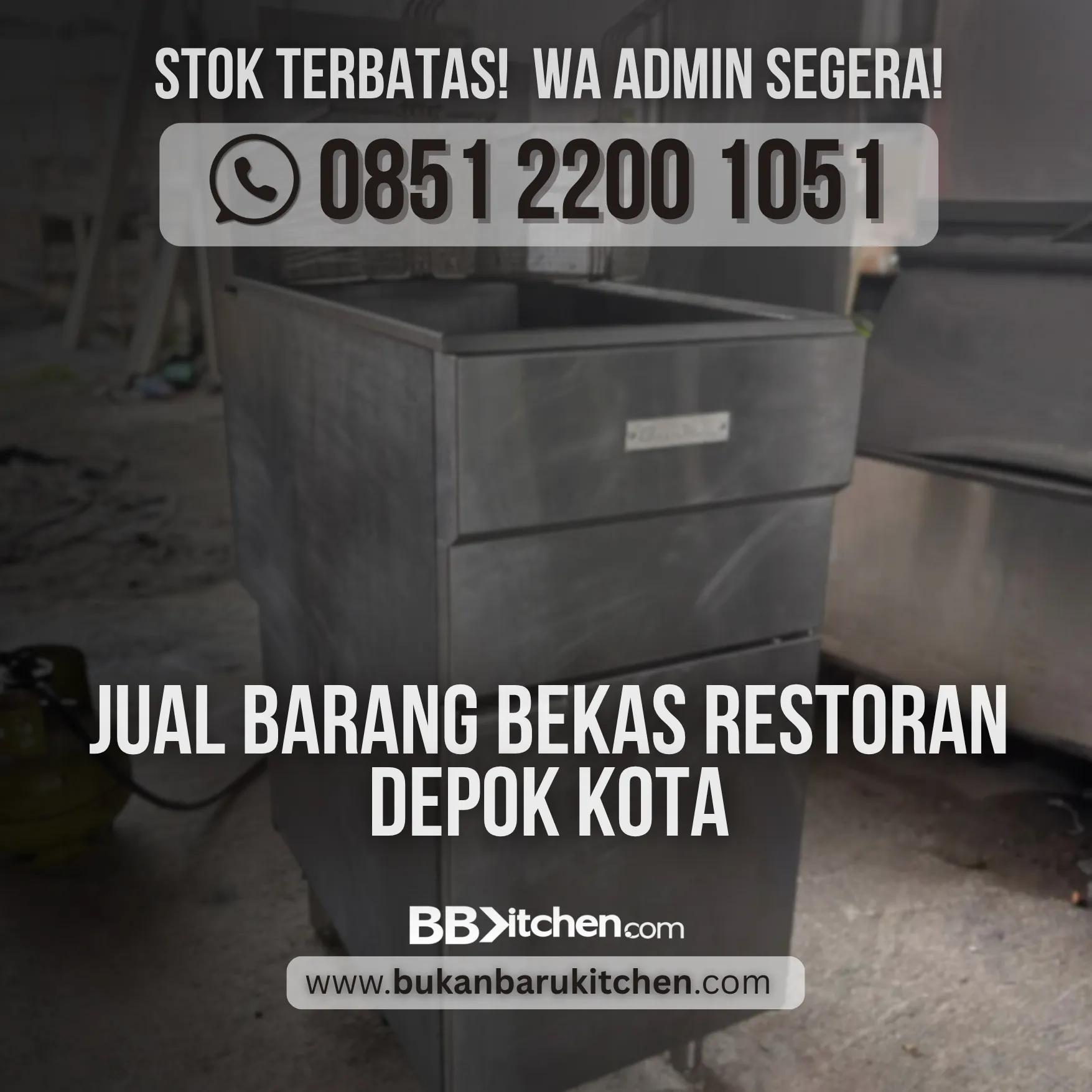 JUAL BARANG BEKAS RESTORAN DEPOK KOTA