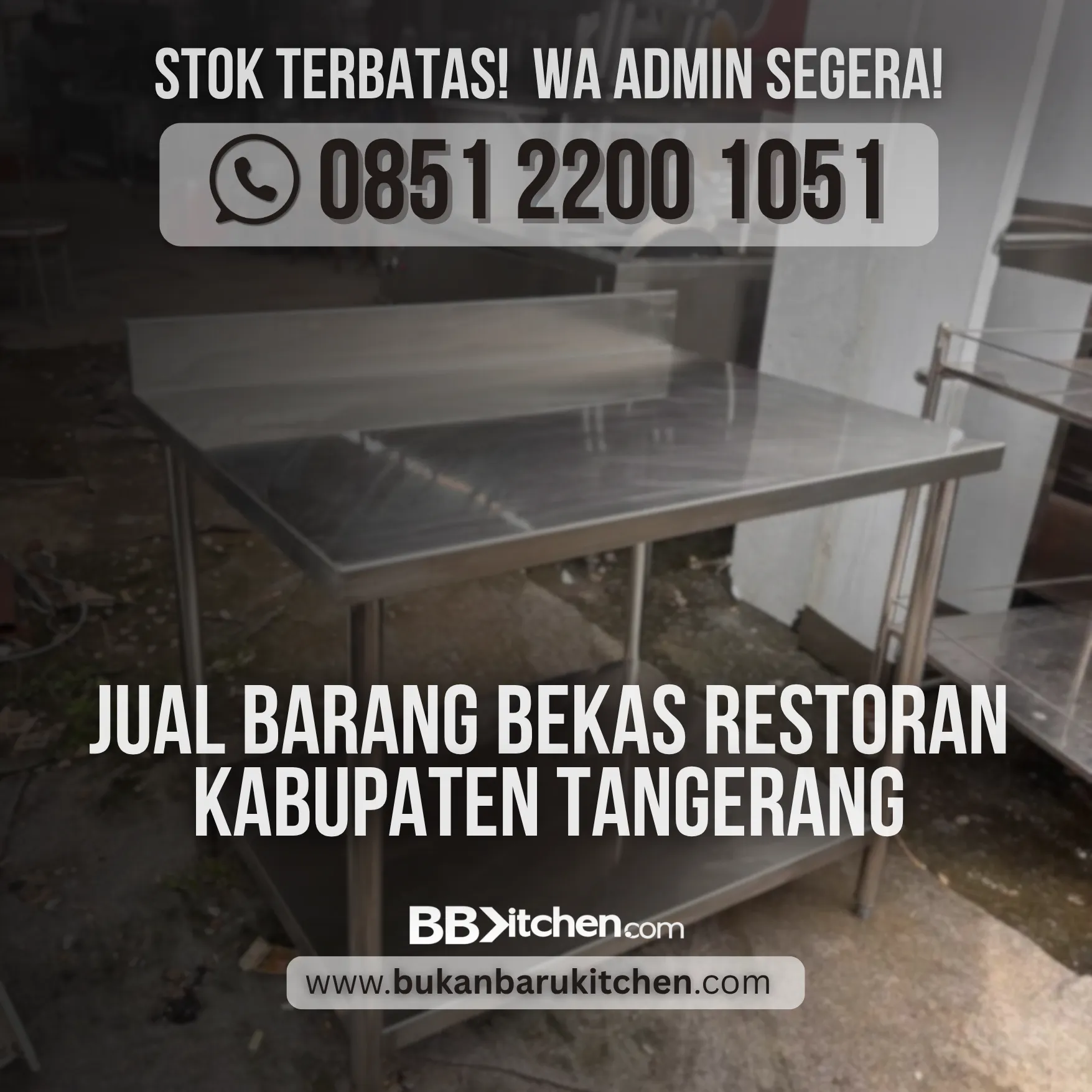 Jual Barang Bekas Restoran di Jayanti