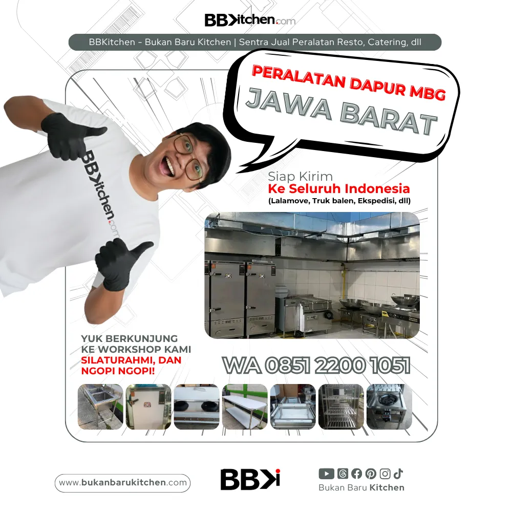 Solusi Peralatan Dapur MBG Jawa Barat