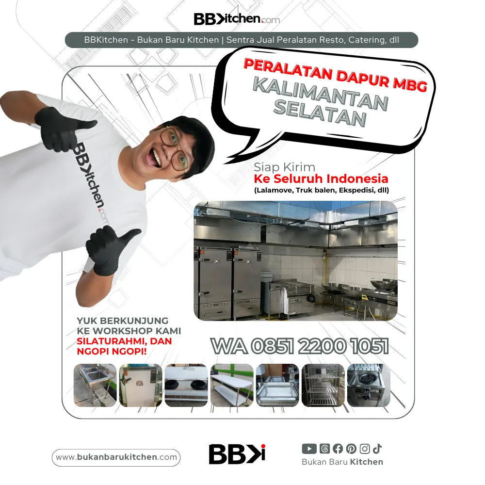 Solusi Peralatan Dapur MBG Kalimantan Selatan