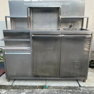 Cabinet Station Stainless Steel Ukuran 150x53x95+55