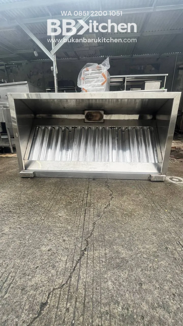 Cooker Hood 150x90x50 Baru - Peralatan Dapur Komersial