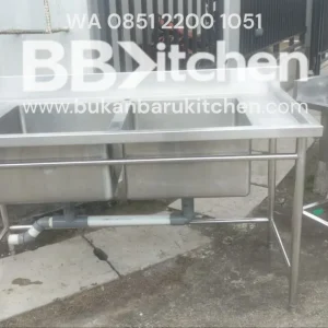 Double Sink Stainless Steel 150x70x85