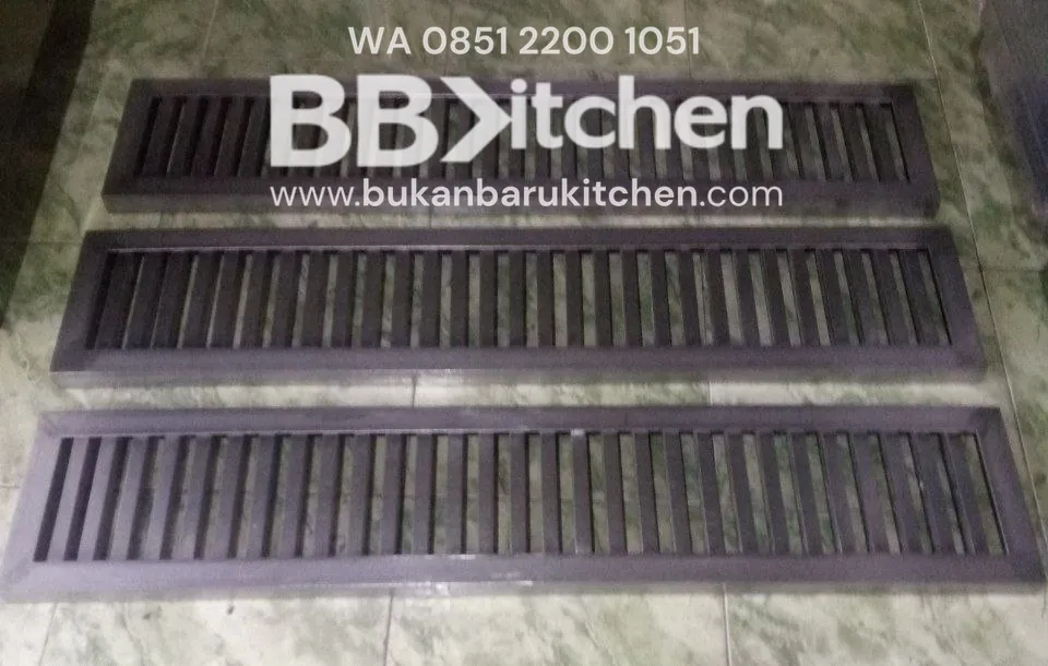 Guiter Stainless 125x25x4 cm - Peralatan Dapur Komersial