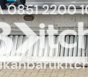 Hood Dapur Komersial Ukuran P 600 x L 90 x T 30/50 cm