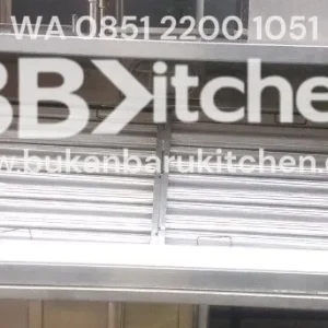 Hood Dapur Stainless Steel P 200 x L 60 x T 30/50 cm