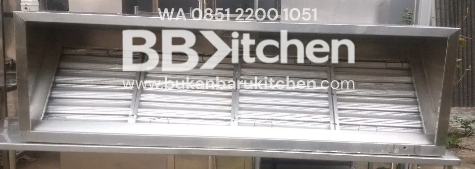 Hood Dapur Stainless Steel P 200 x L 60 x T 30/50 cm