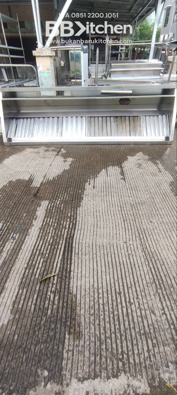 Hood Dapur Ukuran 300x85x30+60 - Plat Tebal