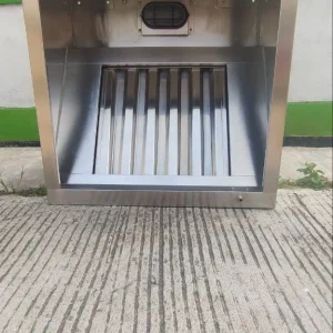Hood Fullset Filter Stainless 80x80x50