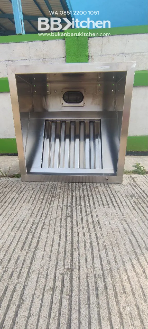 Hood Fullset Filter Stainless 80x80x50
