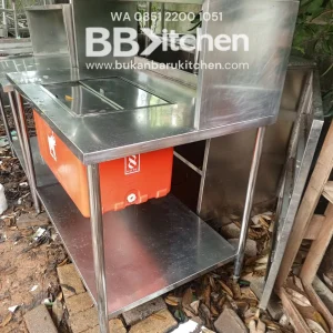 Ice Bin Stainless Steel 120x80x85