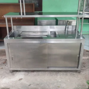 Ice Bin Station Ukuran P 150 x L 60 x T 88 Cm