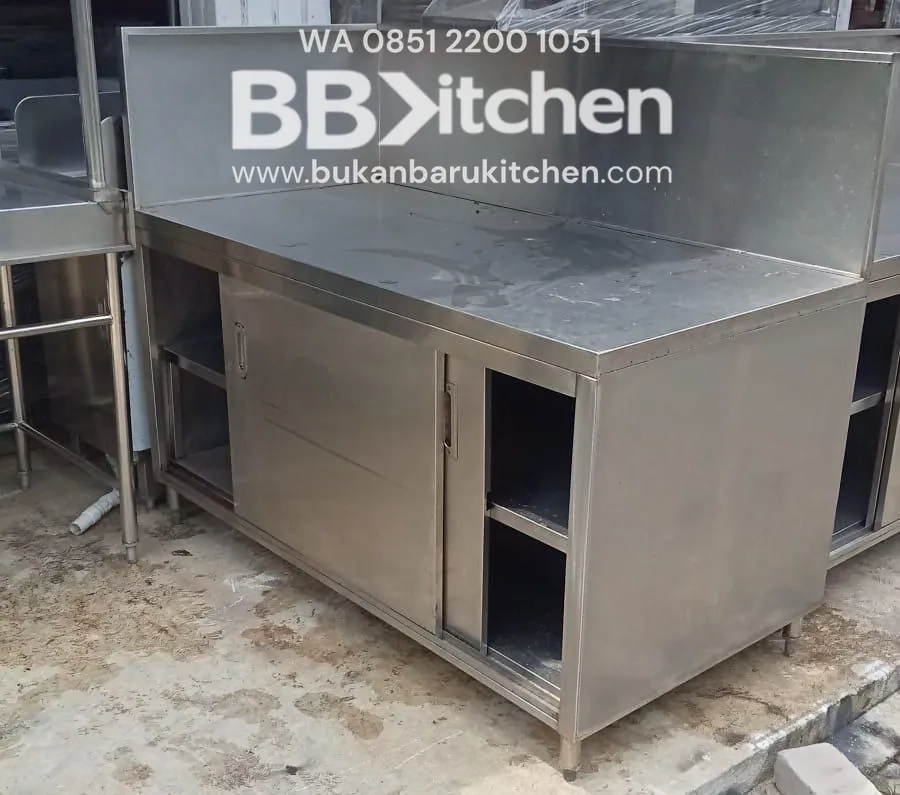 Kabinet Sliding Door Backsplas P 150 x L 75 x T 82 cm