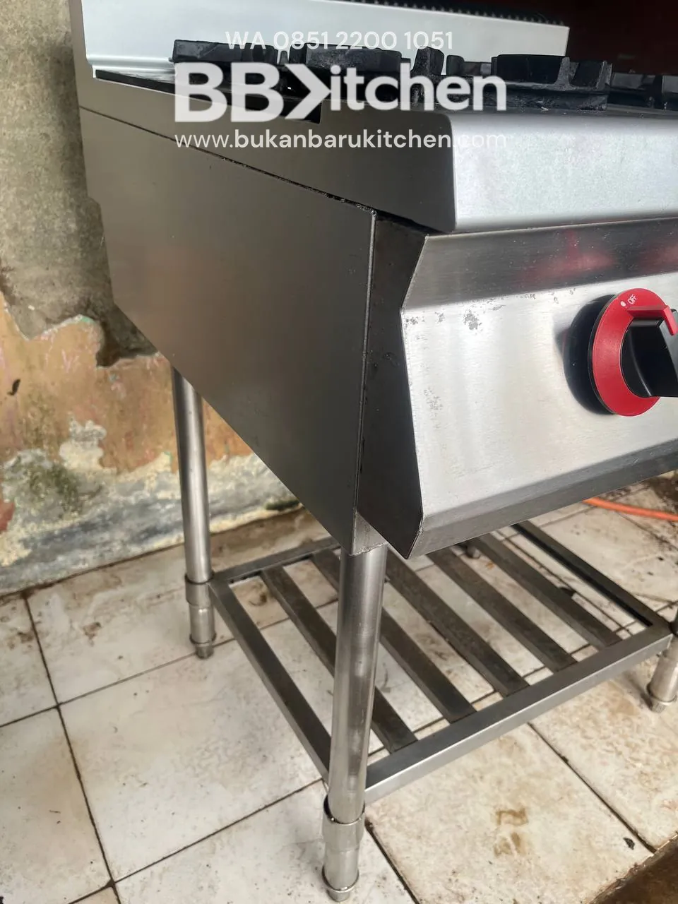 Kompor 4 Tungku Medium Pressure Getra Ukuran 70x70x85 - Image 2