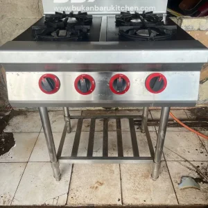 Kompor 4 Tungku Medium Pressure Getra Ukuran 70x70x85