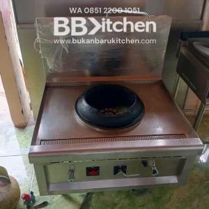 Kompor Wok Kwali Range 1 Tungku Ukuran P 90 x L 80 x T 60 cm