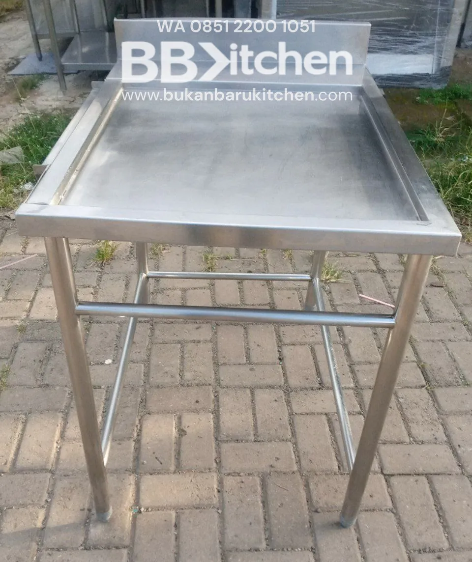 Meja 1 Susun Backsplas Stainless Steel P 67 x L 95 x T 83 cm - Image 4