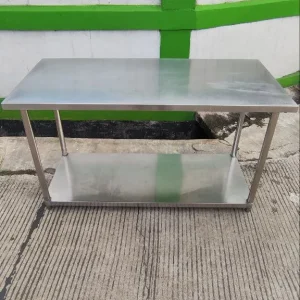 Meja 2 Susun Stainless Getra 150x70x85 Bekas