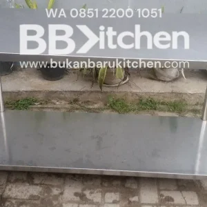 Meja 2 Susun Stainless GETRA P150 x L70 x T85 cm