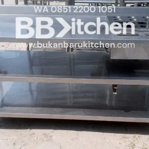 Meja 3 Susun Backsplas Condiment 160x75x85 cm