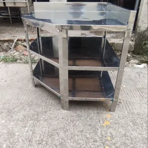 Meja 3 Susun Sudut Ukuran 85x85x84