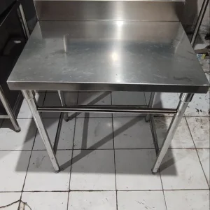 Meja Backplash Stainless 74x53x85