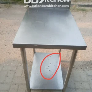 Meja Bumbu 2 Susun Stainless 50x75x85 cm