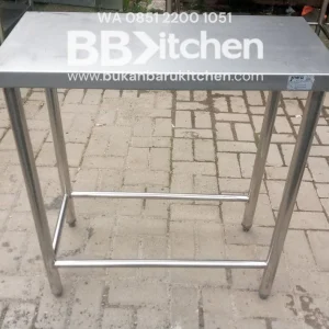 Meja Bumbu Stainless 1 Susun P40 x L80 x T82 cm