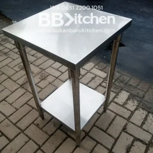 Meja Bumbu Stainless 2 Susun P 50 x L 50 x T 85 cm