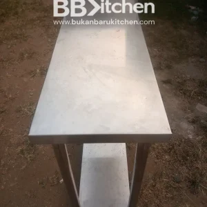 Meja Bumbu Stainless 2 Susun P35 x L75 x T85 cm