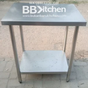 Meja Bumbu Stainless 2 Susun P70 x L50 x T85