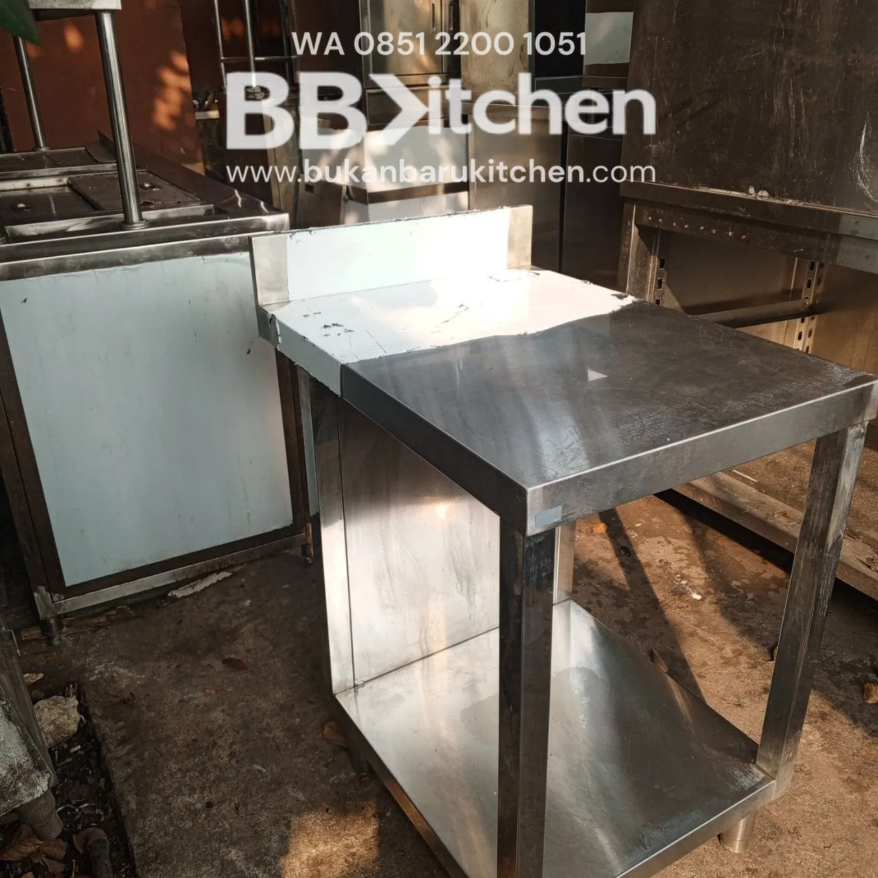 Meja Bumbu Stainless 50x70x78 - Image 2