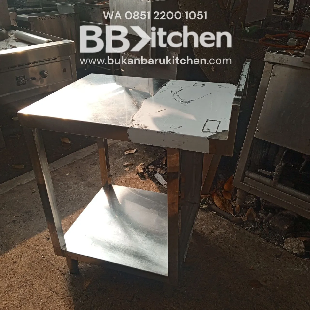 Meja Bumbu Stainless 50x70x78 - Image 3