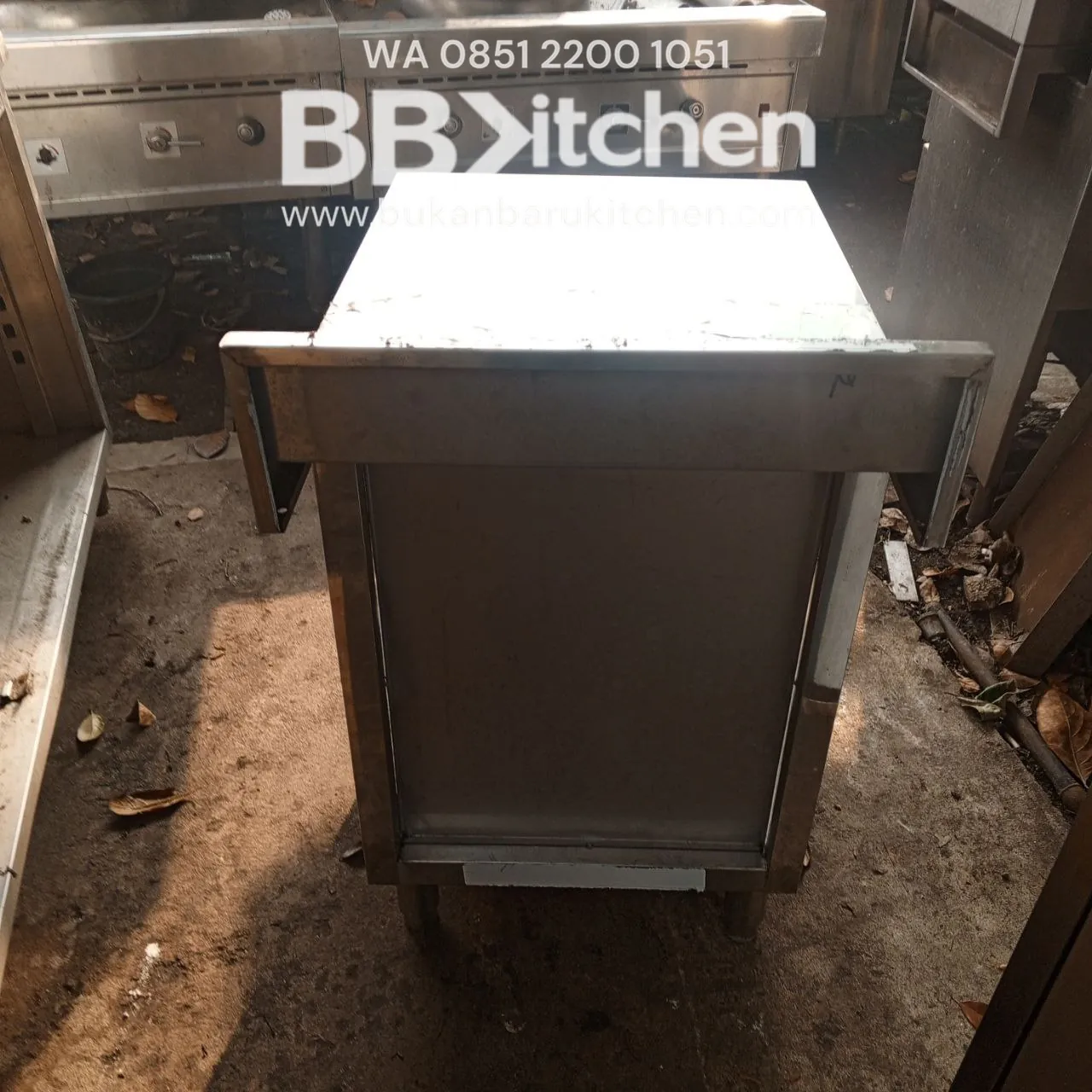 Meja Bumbu Stainless 50x70x78 - Image 4