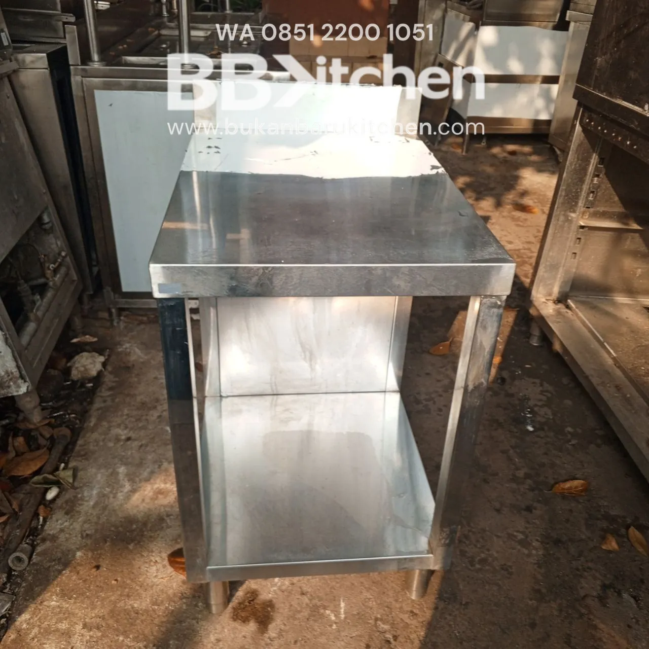Meja Bumbu Stainless 50x70x78
