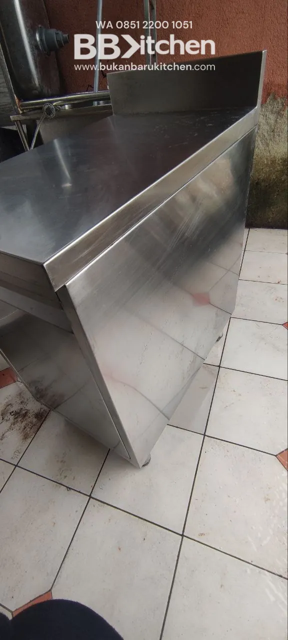 Meja Cabinet Stainless Ukuran 45x75x85 - Image 4