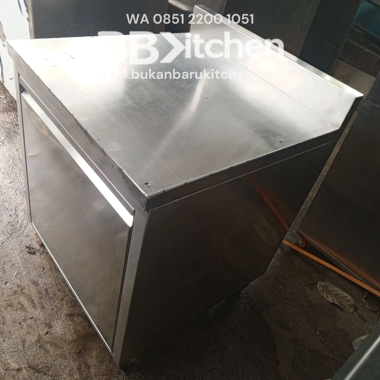 Meja Kabinet Ambalan Becksples Pintu Kupu-Kupu 70x70x85 - Image 3