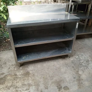 Meja Kabinet Ambalan Becksples Tanpa Pintu Ukuran 110x60x85