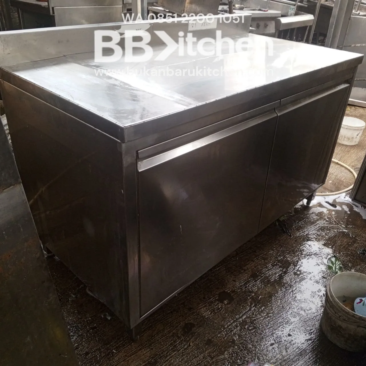 Meja Kabinet Ambalan Pintu Kupu-Kupu Becksples Ukuran 140x70x85 - Image 3
