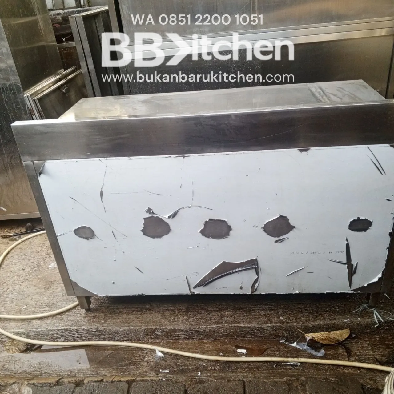 Meja Kabinet Ambalan Pintu Kupu-Kupu Becksples Ukuran 140x70x85 - Image 5