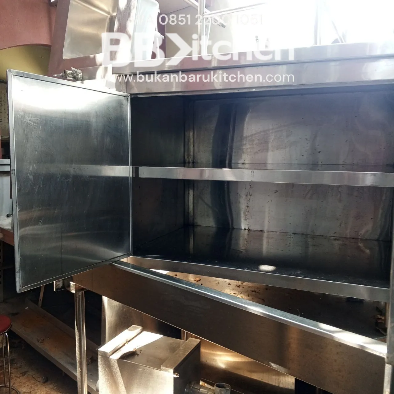 Meja Kabinet Ambalan Pintu Kupu-Kupu Ukuran 95x65x80 - Image 4