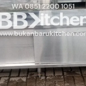 Meja Kabinet Multifungsi Sliding Door Ukuran P 185 x L 60 x T 66 cm