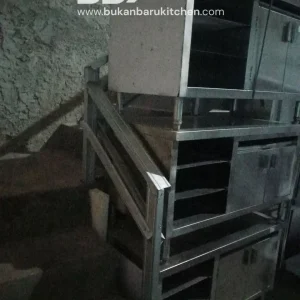 Meja Kabinet Stainless Kombinasi P 110 x L 60 x T 64 cm