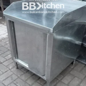 Meja Kabinet Stainless Sliding Door 66x72x80 cm