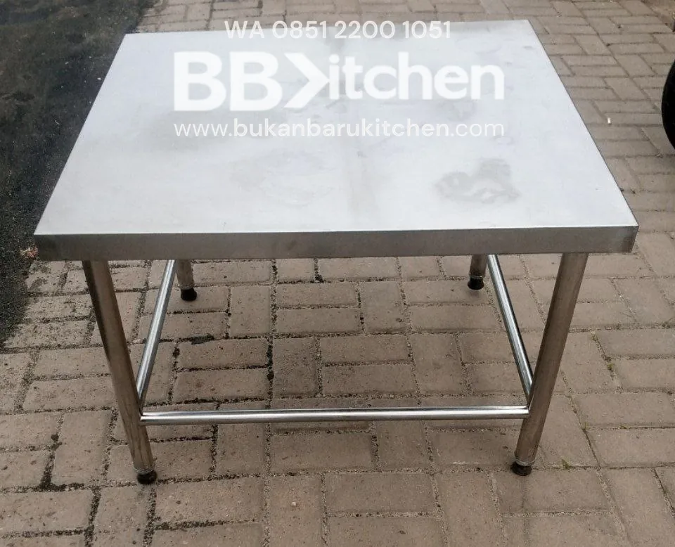 Meja Kompor 1 Susun Stainless P 80 x L 75 x T 63 cm
