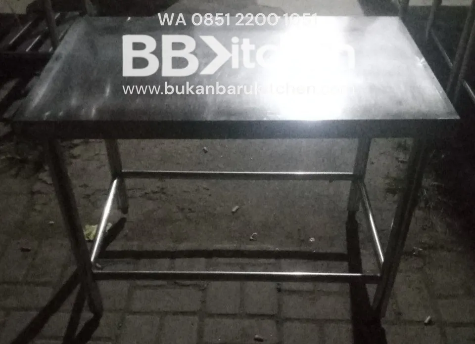 Meja Kompor 1 Susun Stainless P 86 x L 56 x T 62 cm
