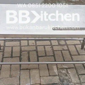 Meja Kompor 1 Susun Stainless Steel P 120 x L 60 x T 60 cm