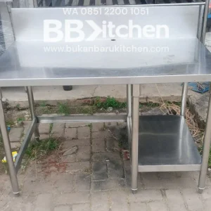 Meja Kompor 2 Susun Backsplas P120 x L75 x T75 cm