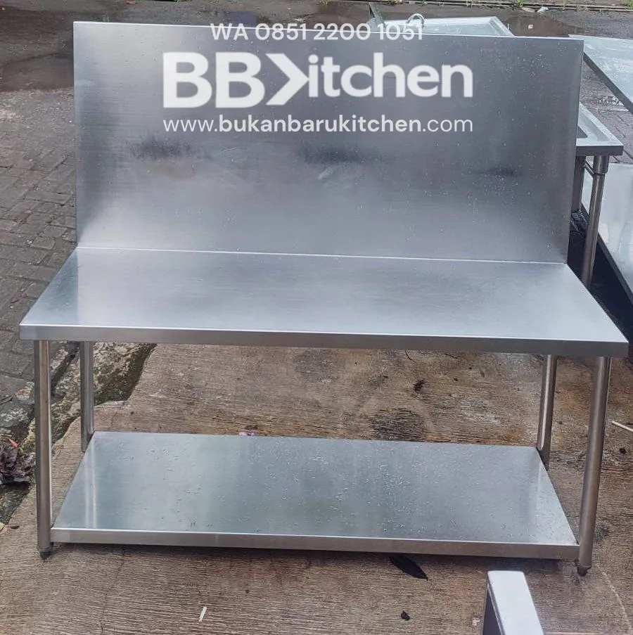 Meja Kompor Backsplas 140x50x65 cm